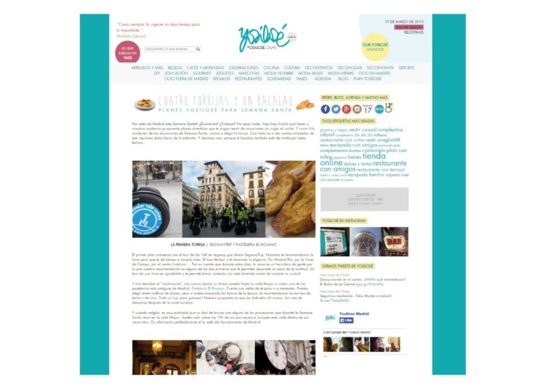 Planes Semana Santa - Yosilose